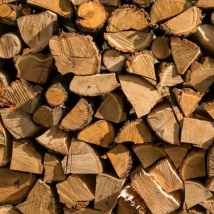 Chopped firewood